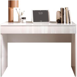 Schreibtisch GOODPRODUCT "Basic, Computertisch mit 1 Schublade", weiss (weiß hochglanz lack, weiß hochglanz lack, weiß hochglanz lack), B:110cm H:76cm T:50cm, Tische, Schreibtisch, Arbeitstisch, Schminktisch in versch. Farben, Breite 78 oder 110 cm Schreibtisch GOODPRODUCT "Basic, Computertisch mit 1 Schublade", weiss (weiß hochglanz lack, weiß hochglanz lack, weiß hochglanz lack), B:110cm H:76cm T:50cm, Tische, Schreibtisch, Arbeitstisch, Schminktisch in versch. Farben, Breite 78 oder 110 cm