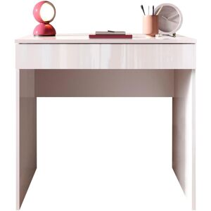 Schreibtisch GOODPRODUCT "Basic, Computertisch mit 1 Schublade", weiss (weiß hochglanz lack, weiß hochglanz lack, weiß hochglanz lack), B:78cm H:76cm T:50cm, Tische, Schreibtisch, Arbeitstisch, Schminktisch in versch. Farben, Breite 78 oder 110 cm Schreibtisch GOODPRODUCT "Basic, Computertisch mit 1 Schublade", weiss (weiß hochglanz lack, weiß hochglanz lack, weiß hochglanz lack), B:78cm H:76cm T:50cm, Tische, Schreibtisch, Arbeitstisch, Schminktisch in versch. Farben, Breite 78 oder 110 cm