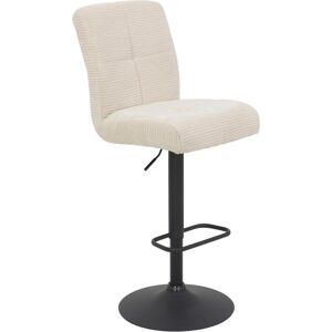 Barhocker HELA "LENI", beige (creme, schwarz), B:44cm H:102cm T:57cm, 92% Polyester;8% Polyamid, Hocker, Barhocker, Komfortsitz mit Federkorb Barhocker HELA "LENI", beige (creme, schwarz), B:44cm H:102cm T:57cm, 92% Polyester;8% Polyamid, Hocker, Barhocker, Komfortsitz mit Federkorb