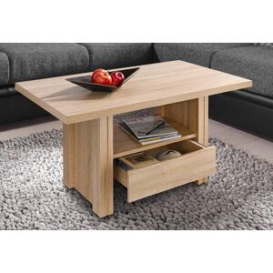 Hela Couchtisch - Rechteckig, Mit Schublade, Wangenbeine - Tisch Hela Couchtisch - Rechteckig, Mit Schublade, Wangenbeine - Tisch