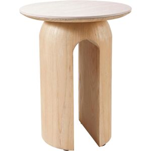 Beistelltisch HOMSY BY ANA JOHNSON "Laysy", beige (naturfarben), B:45cm H:55cm T:45cm, Tische, Beistelltisch, Holzdesign aus Esche, U-Form, Keramik Tischplatte, Breite 45 cm Beistelltisch HOMSY BY ANA JOHNSON "Laysy", beige (naturfarben), B:45cm H:55cm T:45cm, Tische, Beistelltisch, Holzdesign aus Esche, U-Form, Keramik Tischplatte, Breite 45 cm