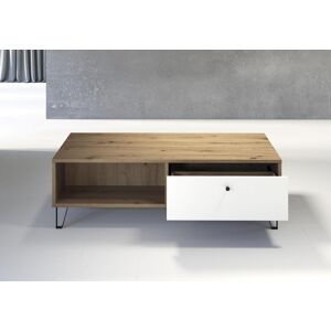 Couchtisch HOME AFFAIRE "Tarragona", artisan eiche melamin, weiß matt, artisan eiche melamin, B:110cm H:37cm T:60cm, Tische, Couchtisch, Couchtisch m. 2 Schub.K, 2 Fächern & Soft-Close - (B/T/H) 110/60/37 cm Couchtisch HOME AFFAIRE "Tarragona", artisan eiche melamin, weiß matt, artisan eiche melamin, B:110cm H:37cm T:60cm, Tische, Couchtisch, Couchtisch m. 2 Schub.K, 2 Fächern & Soft-Close - (B/T/H) 110/60/37 cm