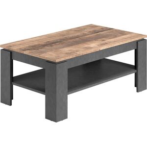 Couchtisch HOME AFFAIRE "Granada", tabak eiche, matera, tabak eiche, B:110cm H:47cm T:65cm, Tische, Couchtisch, Couchtisch mit 1 offenem Fach - (B/T/H) 110/65/47 cm Couchtisch HOME AFFAIRE "Granada", tabak eiche, matera, tabak eiche, B:110cm H:47cm T:65cm, Tische, Couchtisch, Couchtisch mit 1 offenem Fach - (B/T/H) 110/65/47 cm