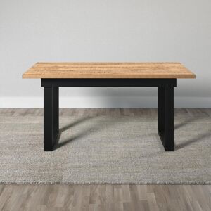 Esstisch HOME AFFAIRE "Elda", mango, schwarz, schwarz, mango, B:160cm H:76cm T:90cm, Tische, Esstisch, Esstisch mit 32 mm Tischplatte und Metallfüssen – (B/T/H) 160/90/76 cm Esstisch HOME AFFAIRE "Elda", mango, schwarz, schwarz, mango, B:160cm H:76cm T:90cm, Tische, Esstisch, Esstisch mit 32 mm Tischplatte und Metallfüssen – (B/T/H) 160/90/76 cm