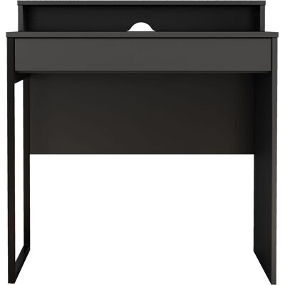 Schreibtisch GOODPRODUCT "Moid, Computertisch in modernem Design", schwarz matt, B:80cm H:85cm T:54cm, Tische, Schreibtisch, Breite 80 cm, mit Schublade, Kabeldurchlass & Metallkufe Schreibtisch GOODPRODUCT "Moid, Computertisch in modernem Design", schwarz matt, B:80cm H:85cm T:54cm, Tische, Schreibtisch, Breite 80 cm, mit Schublade, Kabeldurchlass & Metallkufe