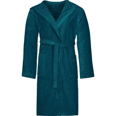 Unisex-Bademantel VOSSEN "Texas, ideal für Sauna & Spa, Hotelbademantel, Morgenmantel" Gr. S, blau (poseidon), L:110cm, Webvelours, Hausmäntel, Unisex-Bademantel, für Damen & Herren Unisex-Bademantel VOSSEN "Texas, ideal für Sauna & Spa, Hotelbademantel, Morgenmantel" Gr. S, blau (poseidon), L:110cm, Webvelours, Hausmäntel, Unisex-Bademantel, für Damen & Herren