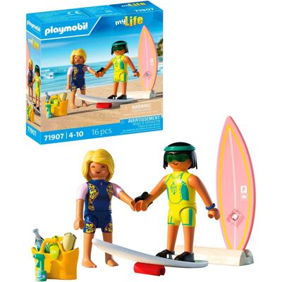 Konstruktions-Spielset PLAYMOBIL "Kleine Surfschule (71907), My Life", bunt, Spielbausteine, Kinder, Kunststoff, Konstruktions-Spielset, Made in Europe Konstruktions-Spielset PLAYMOBIL "Kleine Surfschule (71907), My Life", bunt, Spielbausteine, Kinder, Kunststoff, Konstruktions-Spielset, Made in Europe
