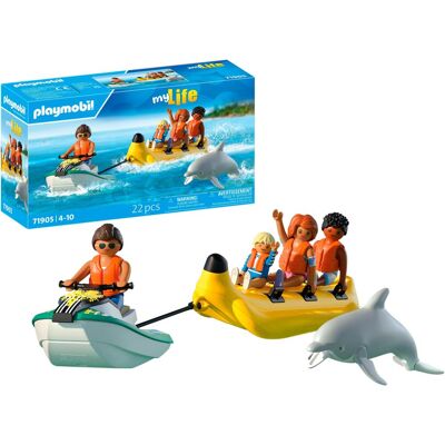 Konstruktions-Spielset PLAYMOBIL "Bananenboot-Tour (71905), My Life", bunt, Spielbausteine, Kinder, Kunststoff, Konstruktions-Spielset, Made in Europe Konstruktions-Spielset PLAYMOBIL "Bananenboot-Tour (71905), My Life", bunt, Spielbausteine, Kinder, Kunststoff, Konstruktions-Spielset, Made in Europe