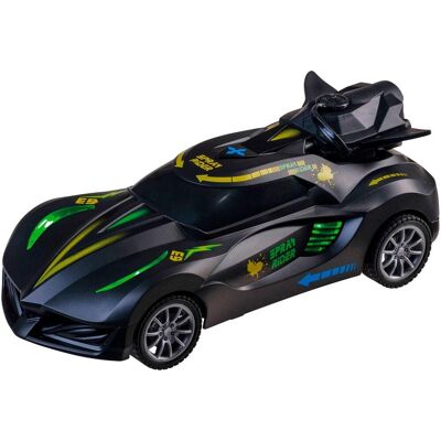 RC-Auto HAPPY PEOPLE "Spray Rider", schwarz, Fernlenkfahrzeuge, KinderB:8cm H:6cm, Kunststoff, RC-Auto, mit Fernbedienung und Nebel-Sprühfunktion, B:8cm H:6cm RC-Auto HAPPY PEOPLE "Spray Rider", schwarz, Fernlenkfahrzeuge, KinderB:8cm H:6cm, Kunststoff, RC-Auto, mit Fernbedienung und Nebel-Sprühfunktion, B:8cm H:6cm