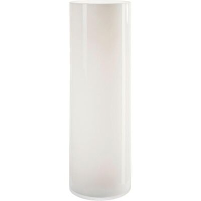 Ambia Home Vase , Weiss , Glas , rund , 60 cm , mundgeblasen, Hotcut, handgemacht, zum Stellen , Dekoration, Vasen, Glasvasen Ambia Home Vase , Weiss , Glas , rund , 60 cm , mundgeblasen, Hotcut, handgemacht, zum Stellen , Dekoration, Vasen, Glasvasen