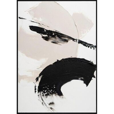 Monee Ölgemälde , Schwarz, Weiss , Holz, Kunststoff, Textil , Tanne , vollmassiv , rechteckig , 90x120 cm , handgemalt, einfache und schnelle Anbringung, gerahmt , Bilder & Rahmen, Bilder, Ölbilder Monee Ölgemälde , Schwarz, Weiss , Holz, Kunststoff, Textil , Tanne , vollmassiv , rechteckig , 90x120 cm , handgemalt, einfache und schnelle Anbringung, gerahmt , Bilder & Rahmen, Bilder, Ölbilder