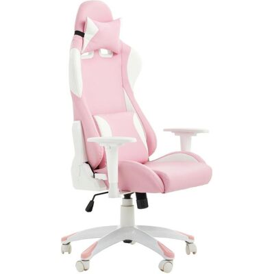 Livetastic Gamingstuhl , Weiss, Pink , Kunststoff, Textil , Drehkreuz , 66x126-134x59 cm , Sitzfläche 360° drehbar , Baby- und Kindermöbel, Kinderzimmer & Jugendzimmer, Jugendschreibtischstuhl & Kinderschreibtischstuhl Livetastic Gamingstuhl , Weiss, Pink , Kunststoff, Textil , Drehkreuz , 66x126-134x59 cm , Sitzfläche 360° drehbar , Baby- und Kindermöbel, Kinderzimmer & Jugendzimmer, Jugendschreibtischstuhl & Kinderschreibtischstuhl