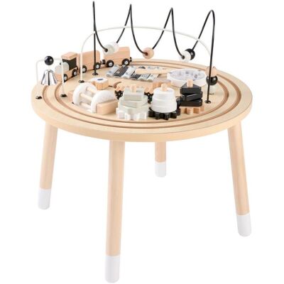 My Baby Lou Kinderspieltisch , Grau, Naturfarben, Schwarz, Weiss , Holz , Birke, Kiefer , massiv, Sperrholz , 50.3 cm , unisex , EN 71 , Baby- und Kindermöbel, Babyzimmer, Kindersessel & Kindertische My Baby Lou Kinderspieltisch , Grau, Naturfarben, Schwarz, Weiss , Holz , Birke, Kiefer , massiv, Sperrholz , 50.3 cm , unisex , EN 71 , Baby- und Kindermöbel, Babyzimmer, Kindersessel & Kindertische