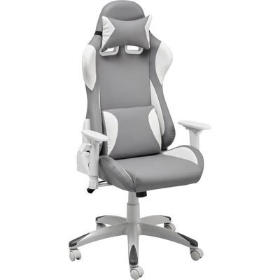 Livetastic Gamingstuhl , Grau, Weiss , Kunststoff, Textil , Drehkreuz , 66x126-134x59 cm , Baby- und Kindermöbel, Kinderzimmer & Jugendzimmer, Jugendschreibtischstuhl & Kinderschreibtischstuhl Livetastic Gamingstuhl , Grau, Weiss , Kunststoff, Textil , Drehkreuz , 66x126-134x59 cm , Baby- und Kindermöbel, Kinderzimmer & Jugendzimmer, Jugendschreibtischstuhl & Kinderschreibtischstuhl