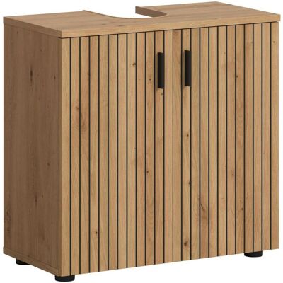 Mid.you Waschbeckenunterschrank , Eiche Artisan , Kunststoff , Holzoptik , 1 Fächer , 60x59x30 cm , FSC MIX , stehend , Badezimmer, Badezimmerschränke, Waschbeckenunterschränke Mid.you Waschbeckenunterschrank , Eiche Artisan , Kunststoff , Holzoptik , 1 Fächer , 60x59x30 cm , FSC MIX , stehend , Badezimmer, Badezimmerschränke, Waschbeckenunterschränke