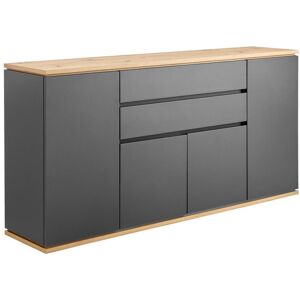 Xora Sideboard , Graphitfarben, Eiche Artisan , Kunststoff , 5 Fächer , 2 Schublade(n) Schubladen , 184x93x42 cm , Typenauswahl, Beimöbel erhältlich, stehend , Kleinmöbel, Kommoden, Sideboards Xora Sideboard , Graphitfarben, Eiche Artisan , Kunststoff , 5 Fächer , 2 Schublade(n) Schubladen , 184x93x42 cm , Typenauswahl, Beimöbel erhältlich, stehend , Kleinmöbel, Kommoden, Sideboards