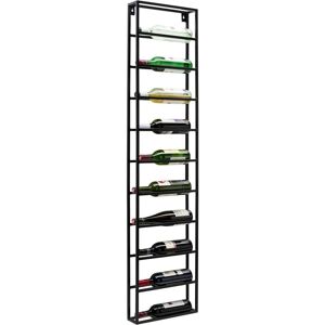 Landscape Weinregal , Schwarz , Metall , Metalloptik , 10 Fächer , 36x152x9 cm , Wohnzimmer, Regale, Weinregale Landscape Weinregal , Schwarz , Metall , Metalloptik , 10 Fächer , 36x152x9 cm , Wohnzimmer, Regale, Weinregale