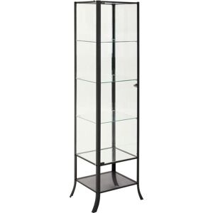 Xora Vitrine , Schwarz, Transparent , Metall, Glas , 5 Fächer , 45x180x40 cm , Esszimmer, Vitrinen, Vitrinenschränke Xora Vitrine , Schwarz, Transparent , Metall, Glas , 5 Fächer , 45x180x40 cm , Esszimmer, Vitrinen, Vitrinenschränke