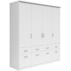 Boxxx Kleiderschrank , Weiss , Holzwerkstoff , 4 Fächer , 8 Schublade(n) Schubladen , 181x199x58 cm , FSC MIX , In verschiedenen Grössen erhältlich , Schlafzimmer, Komplette Schlafzimmer und Serien, Schlafzimmerserien Boxxx Kleiderschrank , Weiss , Holzwerkstoff , 4 Fächer , 8 Schublade(n) Schubladen , 181x199x58 cm , FSC MIX , In verschiedenen Grössen erhältlich , Schlafzimmer, Komplette Schlafzimmer und Serien, Schlafzimmerserien