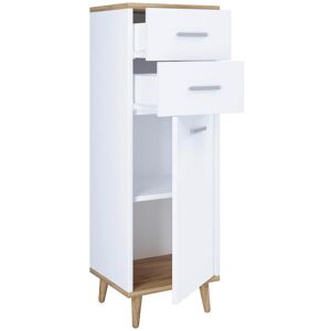 Mid.you Kommode , Weiss, Eichefarben , Holzwerkstoff , 1 Fächer , 2 Schublade(n) Schubladen , 32x97x28 cm , stehend, in verschiedenen Holzdekoren erhältlich , Kleinmöbel, Kommoden, Kommoden Mid.you Kommode , Weiss, Eichefarben , Holzwerkstoff , 1 Fächer , 2 Schublade(n) Schubladen , 32x97x28 cm , stehend, in verschiedenen Holzdekoren erhältlich , Kleinmöbel, Kommoden, Kommoden