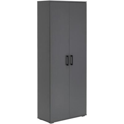 Xora Mehrzweckschrank , Anthrazit , Kunststoff , 5 Fächer , 70x178.9x33.4 cm , stehend , Garderobe, Garderobenschränke Xora Mehrzweckschrank , Anthrazit , Kunststoff , 5 Fächer , 70x178.9x33.4 cm , stehend , Garderobe, Garderobenschränke