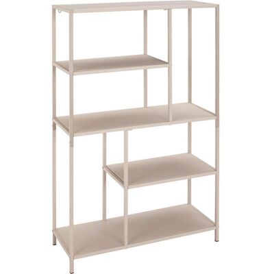 Xora Regal , Greige , Metall , 5 Fächer , 76x116x30 cm , Wohnzimmer, Regale, Bücherregale Xora Regal , Greige , Metall , 5 Fächer , 76x116x30 cm , Wohnzimmer, Regale, Bücherregale