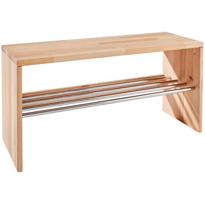 Linea Natura Schuhbank , Buchefarben , Holz, Metall , Kernbuche , 81x40.5x30 cm , Garderobe, Schuhaufbewahrung, Schuhregale Linea Natura Schuhbank , Buchefarben , Holz, Metall , Kernbuche , 81x40.5x30 cm , Garderobe, Schuhaufbewahrung, Schuhregale