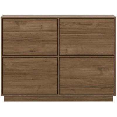 Mid.you Sideboard , Nussbaumfarben , Holzwerkstoff , 2 Fächer , 111x82.5x41.5 cm , FSC MIX , stehend , Kleinmöbel, Kommoden, Sideboards Mid.you Sideboard , Nussbaumfarben , Holzwerkstoff , 2 Fächer , 111x82.5x41.5 cm , FSC MIX , stehend , Kleinmöbel, Kommoden, Sideboards