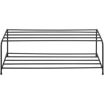 Landscape Schuhregal , Schwarz , Metall , 2 Fächer , 80x25x33 cm , stehend , Garderobe, Schuhaufbewahrung, Schuhregale Landscape Schuhregal , Schwarz , Metall , 2 Fächer , 80x25x33 cm , stehend , Garderobe, Schuhaufbewahrung, Schuhregale