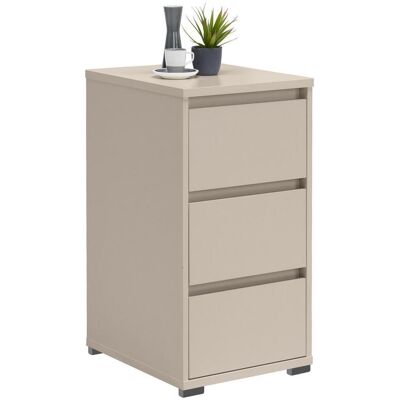 Carryhome Nachttisch , Kaschmir , Kunststoff , 3 Schublade(n) Schubladen , 40.1x78.9x48 cm , Schlafzimmer, Nachttische Carryhome Nachttisch , Kaschmir , Kunststoff , 3 Schublade(n) Schubladen , 40.1x78.9x48 cm , Schlafzimmer, Nachttische