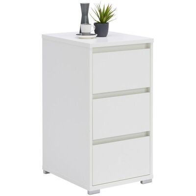 Carryhome Nachttisch , Weiss , Kunststoff , 3 Schublade(n) Schubladen , 40x79x48 cm , Schlafzimmer, Nachttische Carryhome Nachttisch , Weiss , Kunststoff , 3 Schublade(n) Schubladen , 40x79x48 cm , Schlafzimmer, Nachttische