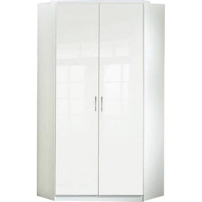 WIMEX Eckschrank Clack - Weiß - Modernes Design - 95/198/95 - Kleiderschrank WIMEX Eckschrank Clack - Weiß - Modernes Design - 95/198/95 - Kleiderschrank