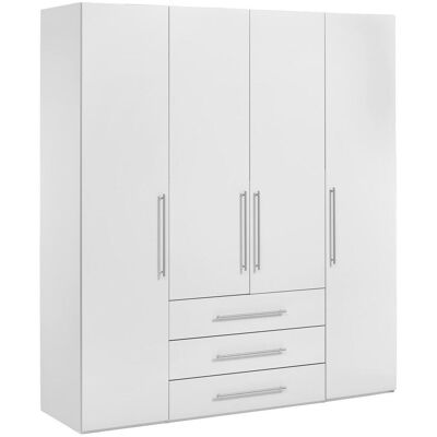 Xora Drehtürenschrank , Weiss, Weiss Hochglanz , Holzwerkstoff , 7 Fächer , 3 Schublade(n) Schubladen , 196x219x59 cm , In verschiedenen Grössen erhältlich, in verschiedenen Holzdekoren erhältlich , Schlafzimmer, Kleiderschränke, Drehtürenschränke Xora Drehtürenschrank , Weiss, Weiss Hochglanz , Holzwerkstoff , 7 Fächer , 3 Schublade(n) Schubladen , 196x219x59 cm , In verschiedenen Grössen erhältlich, in verschiedenen Holzdekoren erhältlich , Schlafzimmer, Kleiderschränke, Drehtürenschränke