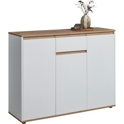 Carryhome Sideboard , Weiss, Eiche Artisan , Kunststoff , 5 Fächer , 1 Schublade(n) Schubladen , 120x93x38 cm , Beimöbel erhältlich, stehend , Kleinmöbel, Kommoden, Sideboards Carryhome Sideboard , Weiss, Eiche Artisan , Kunststoff , 5 Fächer , 1 Schublade(n) Schubladen , 120x93x38 cm , Beimöbel erhältlich, stehend , Kleinmöbel, Kommoden, Sideboards