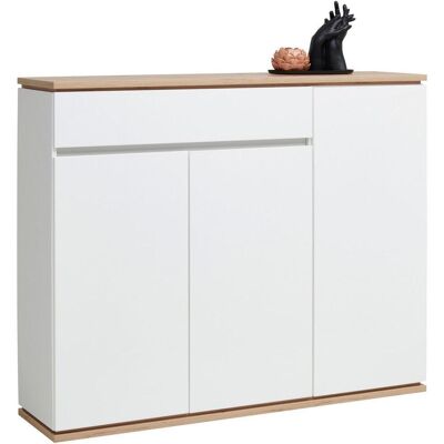 Xora Schuhschrank , Weiss, Eiche Artisan , Kunststoff , 7 Fächer , 1 Schublade(n) Schubladen , 135x112x38 cm , Typenauswahl, Beimöbel erhältlich , Garderobe, Schuhaufbewahrung, Schuhschränke Xora Schuhschrank , Weiss, Eiche Artisan , Kunststoff , 7 Fächer , 1 Schublade(n) Schubladen , 135x112x38 cm , Typenauswahl, Beimöbel erhältlich , Garderobe, Schuhaufbewahrung, Schuhschränke