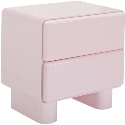 Novel Nachttisch , Rosa , Holzwerkstoff , 2 Schublade(n) Schubladen , 56.5x56.5x42.5 cm , Typenauswahl , Schlafzimmer, Nachttische Novel Nachttisch , Rosa , Holzwerkstoff , 2 Schublade(n) Schubladen , 56.5x56.5x42.5 cm , Typenauswahl , Schlafzimmer, Nachttische