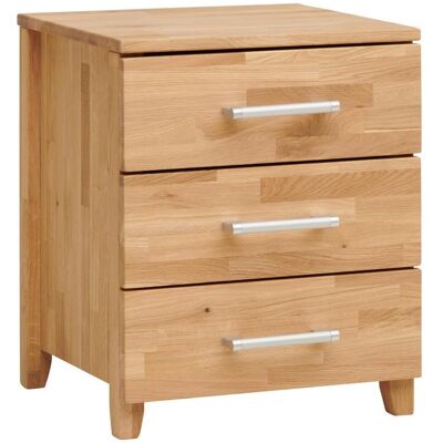 Livetastic Nachttisch , Eichefarben , Holz , Wildeiche , massiv , 3 Schublade(n) Schubladen , 45x55x42 cm , Schlafzimmer, Nachttische Livetastic Nachttisch , Eichefarben , Holz , Wildeiche , massiv , 3 Schublade(n) Schubladen , 45x55x42 cm , Schlafzimmer, Nachttische