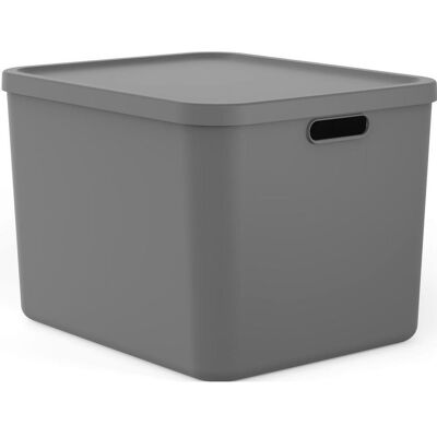 Rotho Aufbewahrungsbox , Anthrazit , Kunststoff , 40.5x34x48.9 cm , Tragegriff, stapelbar , Ordnen & Aufbewahren, Deko- & Aufbewahrungsboxen, sonstige Boxen Rotho Aufbewahrungsbox , Anthrazit , Kunststoff , 40.5x34x48.9 cm , Tragegriff, stapelbar , Ordnen & Aufbewahren, Deko- & Aufbewahrungsboxen, sonstige Boxen