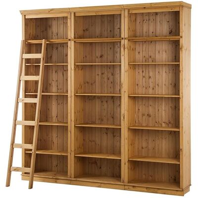 Livetastic Bücherwand , Kieferfarben , Holz , Kiefer,Kiefer , massiv,massiv , 15 Fächer , 223x222x34 cm , Wohnzimmer, Regal, Bücherregale Livetastic Bücherwand , Kieferfarben , Holz , Kiefer,Kiefer , massiv,massiv , 15 Fächer , 223x222x34 cm , Wohnzimmer, Regal, Bücherregale