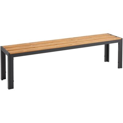 Ambia Garden Gartenbank , Anthrazit, Naturfarben , Metall, Kunststoff , 162x42x35 cm , abwischbar , Gartenmöbel, Gartenbänke Ambia Garden Gartenbank , Anthrazit, Naturfarben , Metall, Kunststoff , 162x42x35 cm , abwischbar , Gartenmöbel, Gartenbänke