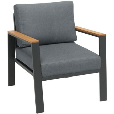 Ambia Garden Loungesessel , Anthrazit, Grau, Naturfarben , Holz, Metall, Textil , Eukalyptusholz , massiv , Füllung: Schaumstoff, Polyester , eckig , 73x74x75 cm , Gartenmöbel, Loungemöbel, Lounge-Sessel Ambia Garden Loungesessel , Anthrazit, Grau, Naturfarben , Holz, Metall, Textil , Eukalyptusholz , massiv , Füllung: Schaumstoff, Polyester , eckig , 73x74x75 cm , Gartenmöbel, Loungemöbel, Lounge-Sessel