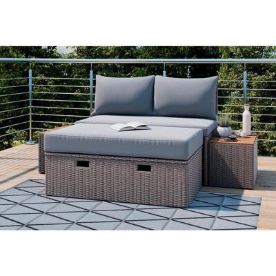 Ambia Garden Loungegarnitur , Braun, Grau, Akaziefarben , Holz, Metall, Kunststoff, Textil , Akazie , massiv , Füllung: Polyester,Polyester , einzeln stellbar , 113x72x62.5 cm , Gartenmöbel, Loungemöbel, Gartenlounge-Sets Ambia Garden Loungegarnitur , Braun, Grau, Akaziefarben , Holz, Metall, Kunststoff, Textil , Akazie , massiv , Füllung: Polyester,Polyester , einzeln stellbar , 113x72x62.5 cm , Gartenmöbel, Loungemöbel, Gartenlounge-Sets