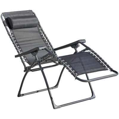 Ambia Garden Garten-Relaxsessel , Grau, Dunkelgrau , Metall, Kunststoff, Textil , 67x112.7x94 cm , klappbar , Gartenmöbel, Gartenliegen, Liegestühle Ambia Garden Garten-Relaxsessel , Grau, Dunkelgrau , Metall, Kunststoff, Textil , 67x112.7x94 cm , klappbar , Gartenmöbel, Gartenliegen, Liegestühle
