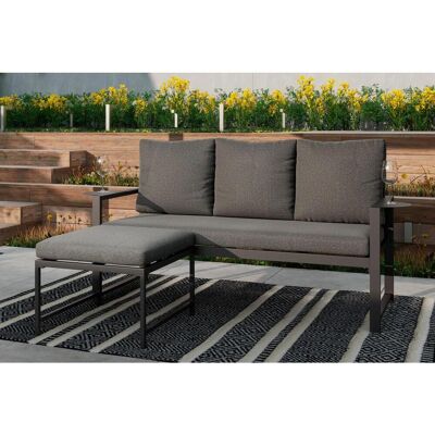 Ambia Garden Loungegarnitur , Dunkelgrau , Metall, Textil , 2-teilig , Füllung: Polyester,Schaumstoff , 191.5x81x67 cm , wetterbeständig , Gartenmöbel, Loungemöbel, Gartenlounge-Sets Ambia Garden Loungegarnitur , Dunkelgrau , Metall, Textil , 2-teilig , Füllung: Polyester,Schaumstoff , 191.5x81x67 cm , wetterbeständig , Gartenmöbel, Loungemöbel, Gartenlounge-Sets