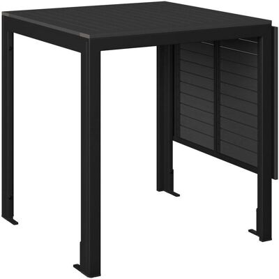 Ambia Garden Gartentisch , Dunkelgrau , Metall, Kunststoff , quadratisch , eckig , 123x70x75 cm , ausziehbar, wetterbeständig , Gartenmöbel, Gartentische, Gartentische ausziehbar Ambia Garden Gartentisch , Dunkelgrau , Metall, Kunststoff , quadratisch , eckig , 123x70x75 cm , ausziehbar, wetterbeständig , Gartenmöbel, Gartentische, Gartentische ausziehbar