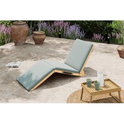 Ambia Garden Gartenliege , Grau , Holz , Akazie , massiv , Füllung: Polyester , 152x55x62 cm , FSC 100% , Kissen , Gartenmöbel, Gartenliegen, Sonnenliegen Ambia Garden Gartenliege , Grau , Holz , Akazie , massiv , Füllung: Polyester , 152x55x62 cm , FSC 100% , Kissen , Gartenmöbel, Gartenliegen, Sonnenliegen