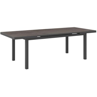 Ambia Garden Gartentisch , Anthrazit , Metall, Glas , rechteckig , eckig , 180-240x75x100 cm , ausziehbar , Gartenmöbel, Gartentische, Gartentische ausziehbar Ambia Garden Gartentisch , Anthrazit , Metall, Glas , rechteckig , eckig , 180-240x75x100 cm , ausziehbar , Gartenmöbel, Gartentische, Gartentische ausziehbar