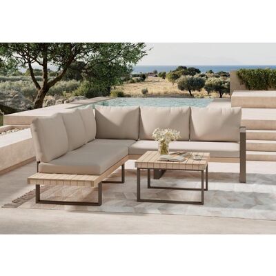 Ambia Garden Loungegarnitur , Beige , Holz, Metall , 3-teilig , Akazie , Schichtholz, vollmassiv , 238x216 cm , FSC 100% , Gartenmöbel, Loungemöbel, Lounge-Serien Ambia Garden Loungegarnitur , Beige , Holz, Metall , 3-teilig , Akazie , Schichtholz, vollmassiv , 238x216 cm , FSC 100% , Gartenmöbel, Loungemöbel, Lounge-Serien