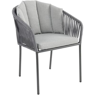 Beldano Gartensessel , Grau , Metall, Kunststoff, Textil , Füllung: Polyurethan (Pur) , Rundrohr , 59 cm , stapelbar , Gartenmöbel, Gartenstühle, Gartensessel Beldano Gartensessel , Grau , Metall, Kunststoff, Textil , Füllung: Polyurethan (Pur) , Rundrohr , 59 cm , stapelbar , Gartenmöbel, Gartenstühle, Gartensessel