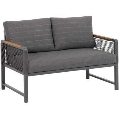 Ambia Garden Loungesofa , Naturfarben, Dunkelgrau , Metall, Kunststoff, Textil , Füllung: Polyester,Schaumstoff, Polyester , einzeln stellbar , 120x72x73 cm , Gartenmöbel, Loungemöbel, Outdoor-Sofas Ambia Garden Loungesofa , Naturfarben, Dunkelgrau , Metall, Kunststoff, Textil , Füllung: Polyester,Schaumstoff, Polyester , einzeln stellbar , 120x72x73 cm , Gartenmöbel, Loungemöbel, Outdoor-Sofas